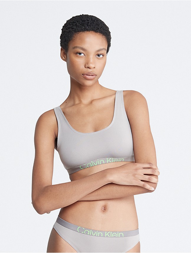 Reimagined Heritage Lightly-lined Bralette - Grey Heather - Pomelo Fashion