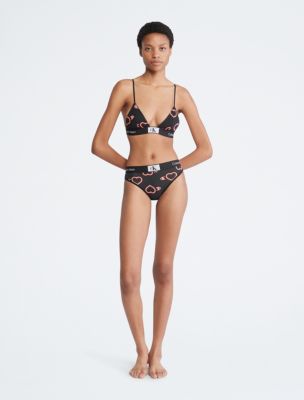 unlined triangle bikini