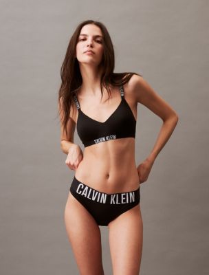 Calvin Klein Wireless T-shirt Bra 32D Black F2781 Wirefree Full Coverage DD
