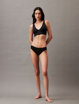 Calvin Klein Women's Bonded Flex Lightly Lined Bralette, Black, X