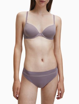 Perfectly Fit Flex Lightly Lined Demi Bra, Plum Dust