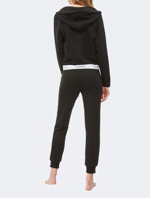 Modern Cotton Stretch Zip Sleep Hoodie Calvin Klein