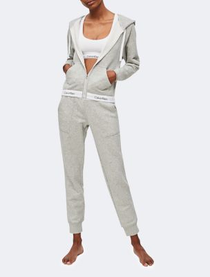 Modern Cotton Stretch Zip Sleep Hoodie | Calvin Klein® USA