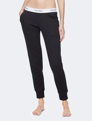 Modern Cotton Sleep Joggers, Ck Black