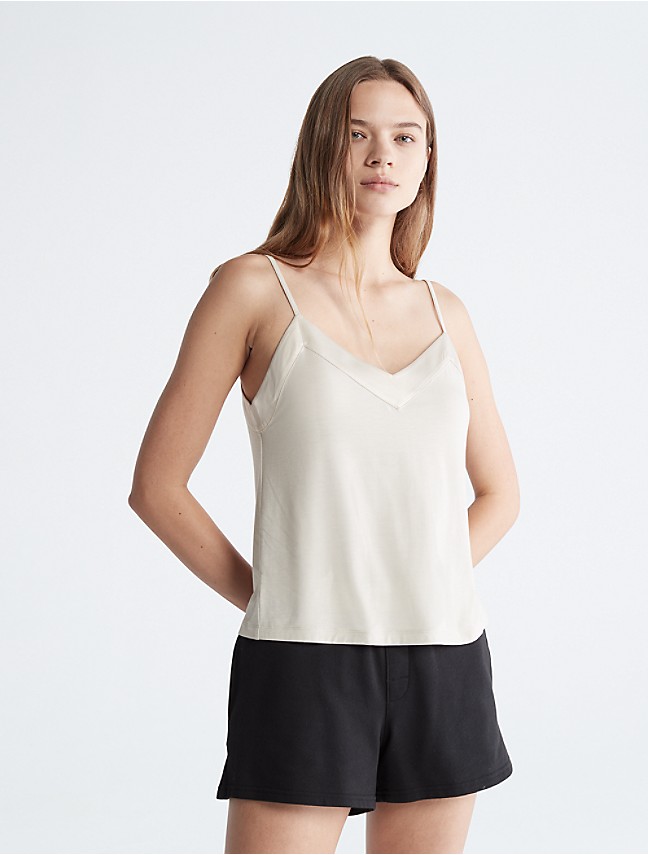 Eco Modal Deep V Neck Form Fitted Top - Minism