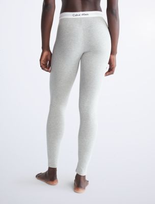 Calvin Klein Performance Big Girls Logo-Print Leggings Grey Size L 12/14 NWT