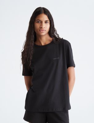 Calvin Klein Modern Cotton unlined triangle bralette in black