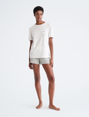 Modern Cotton Lounge Crewneck T-Shirt + Sleep Short