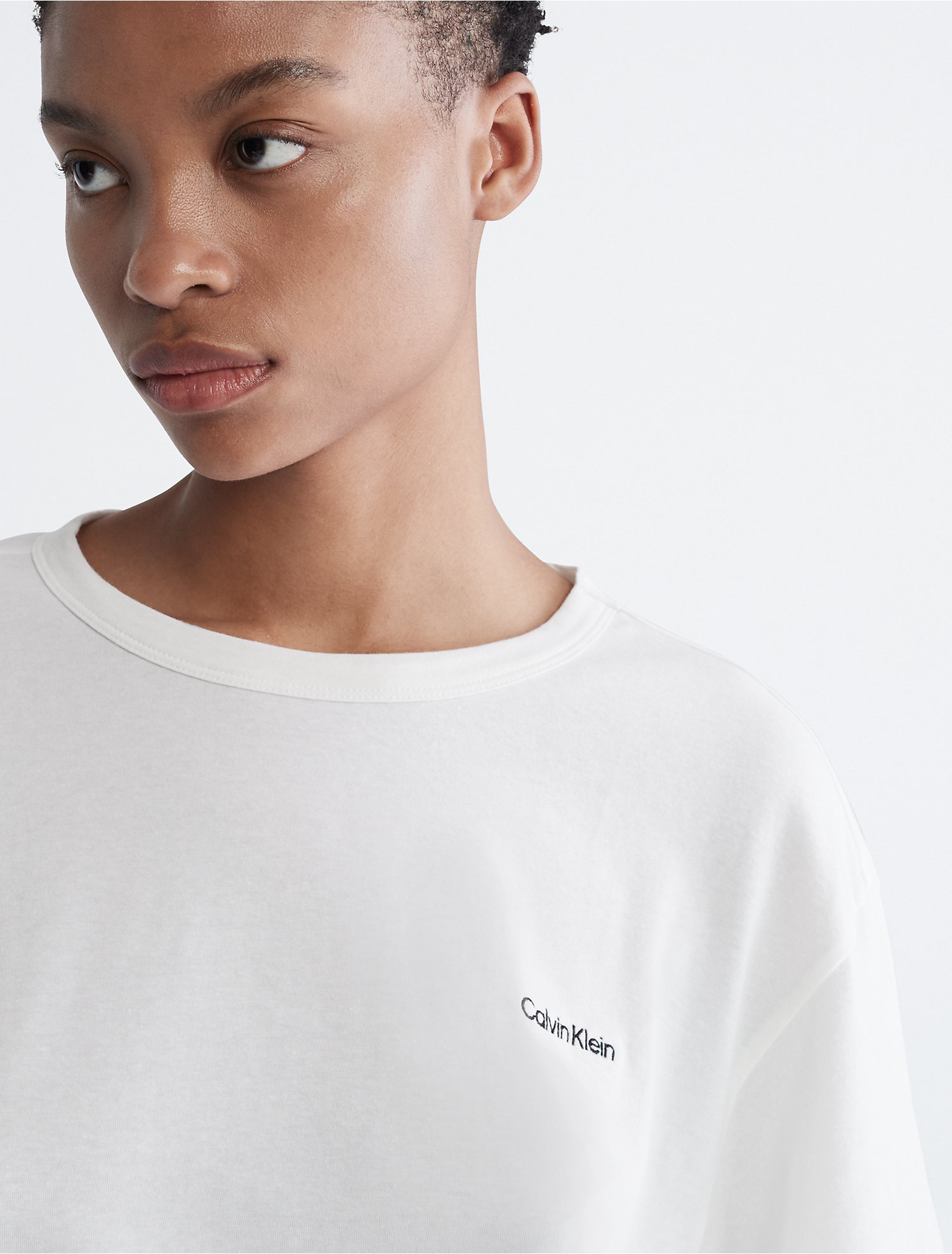 Pure Cotton Stretch T-Shirt + Sleep Pants | Calvin Klein® USA