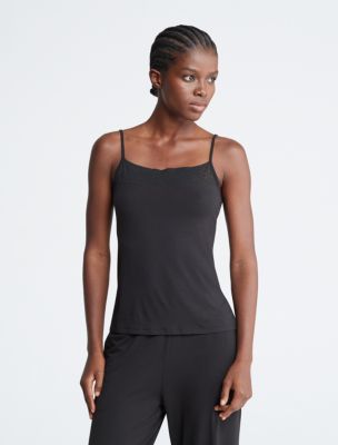 Calvin Klein Underwear CAMISOLE 2 PACK - Undershirt - black