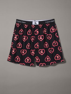 Mens Pink Rainbow Hearts All Over Boxer Briefs Valentines Day Underwear