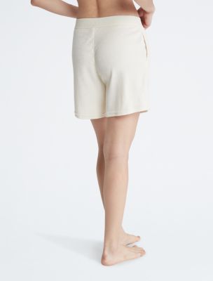 Cozy Lounge Sleep Shorts, Antique White