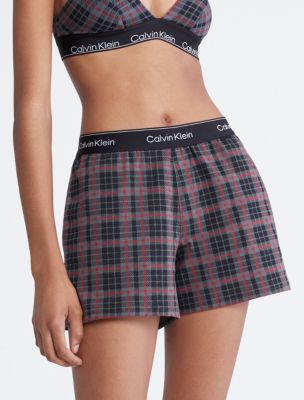 Calvin klein womens sleep hot sale shorts