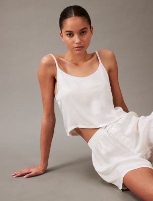 Calvin Klein Women's Tank Top and Boxer Short Pajama Set S Watermelon Print  NEW!