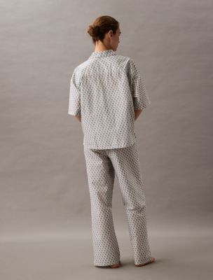 Cotton Poplin Logo Waistband Pants | Calvin Klein