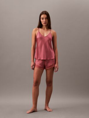 Satin Sheen Cami + Satin Shorts, 