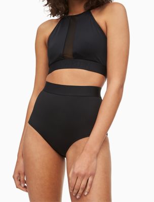 calvin klein bikini high waisted