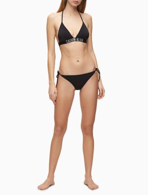 calvin klein intense power triangle bikini top