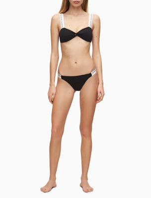 calvin klein bandeau swimsuit