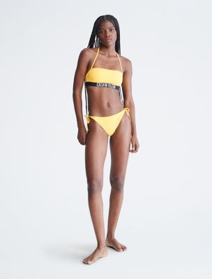 Core Essentials High Waisted Cheeky Bikini Bottom