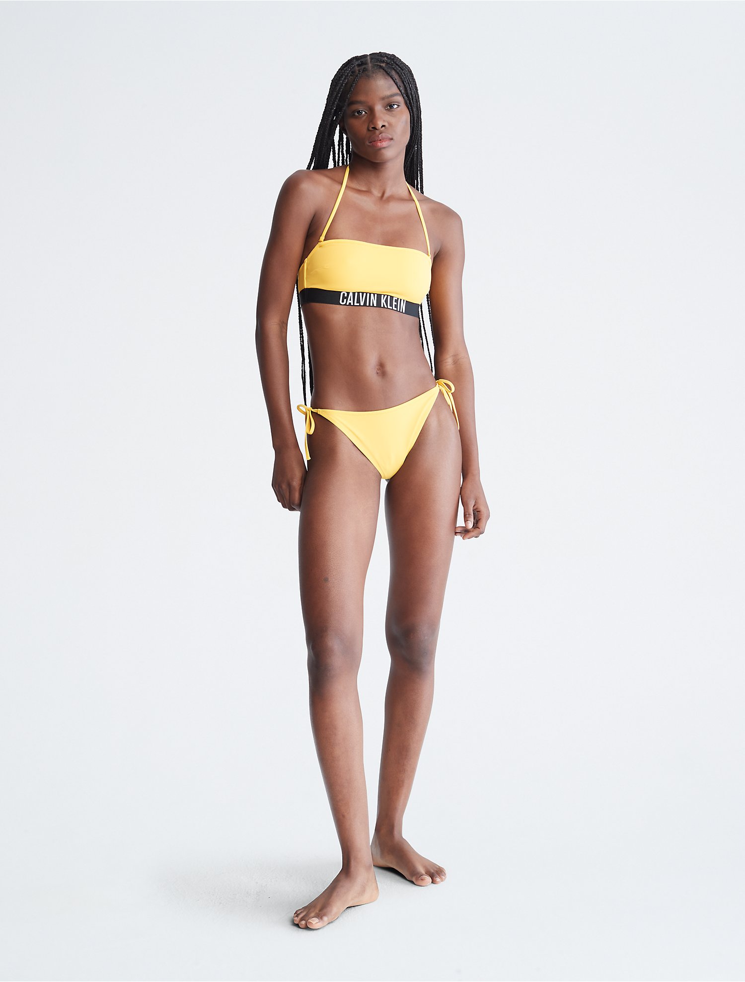 Toevallig patroon verachten Intense Power Side Tie Bikini Bottom | Calvin Klein