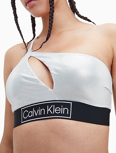 Calvin Klein Donna Sport & Swimwear Costumi da bagno Bikini Bikini a Triangolo CK Foil Top bikini a triangolo 