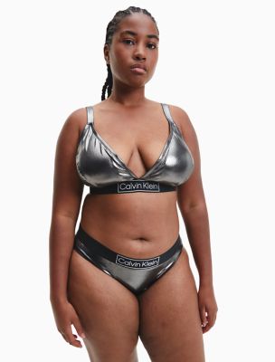 Calvin Klein Plus Size Form To Body lingerie set with tonal logo