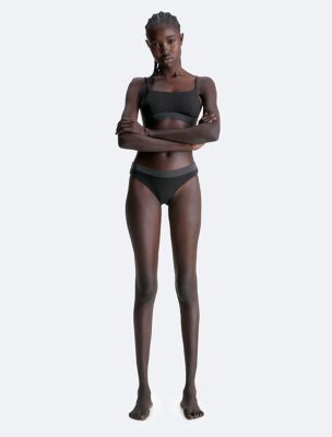 Core Tonal Bralette Bikini Top + Bikini Bottom, 