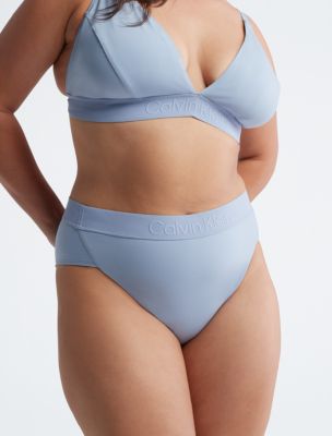 Calvin Klein Women s Core Tonal High Waist Bikini Bottom Blue 2x