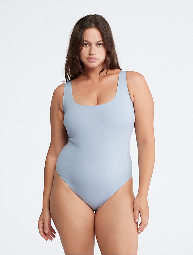 Calvin Klein Underwear tonal-logo one-piece swimsuit price in Doha Qatar