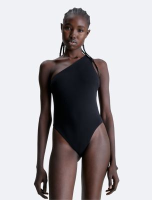 Buy Calvin Klein One Shoulder Swim Bralette In Multiple Colors