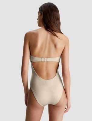 Calvin Klein Ruched-Panel One-Piece Swimsuit Cerulean (6