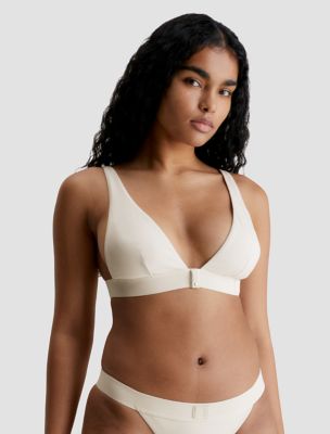 Calvin Klein Swimwear FIXED TRIANGLE-RP - Triangle bra - classic