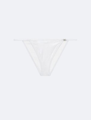 Buy Calvin Klein Underwear STRING CHEEKY BIKINI - White