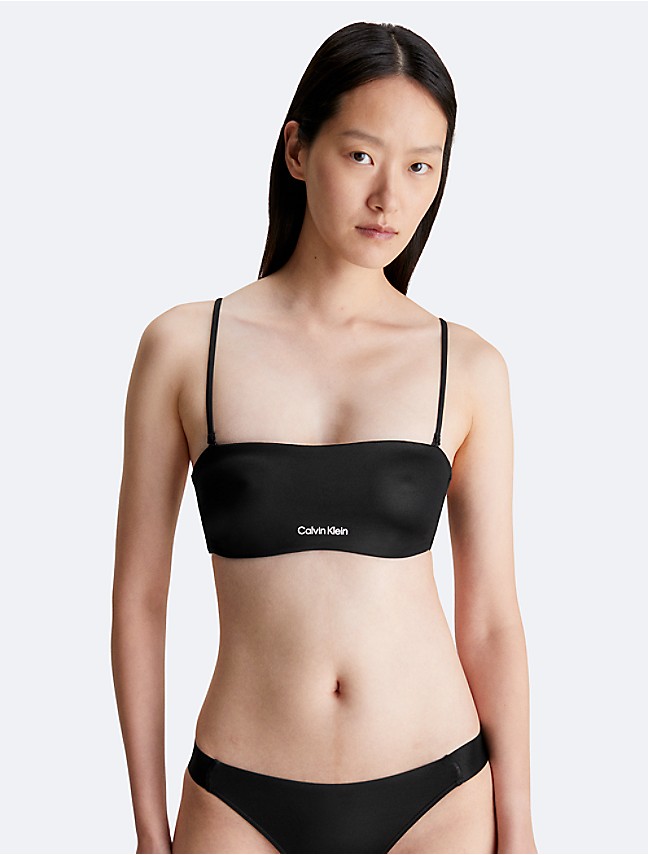 Calvin Klein Women`s The Ultimate Comfort Cheeky String Bikini Tanga  Viscose Made From Bamboo 3 Pack (Small, Black(qp3112-601)/G_r) at   Women's Clothing store