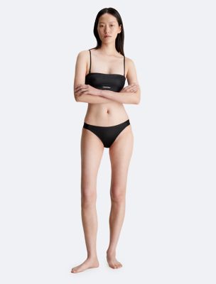 Calvin Klein (Medium) Pure Ribbed Cheeky Bikini QF6443-601 BRAZILIAN