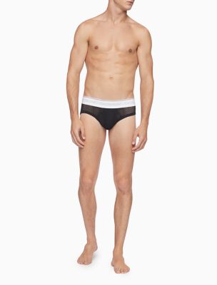 calvin klein men's underwear body mesh briefs