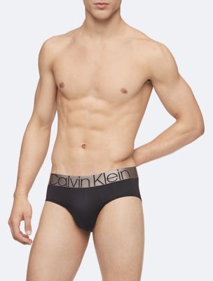 Calvin Klein Mens Steel Micro Hip Underwear Briefs