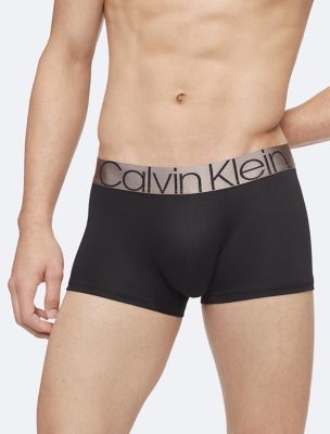 Calvin Klein Trunks Low Rise Underwear 3 Pairs Black Blue NIB Mens Size  Small