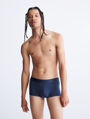 CALVIN KLEIN Men's CK Black Wellness Low Rise Draws Black