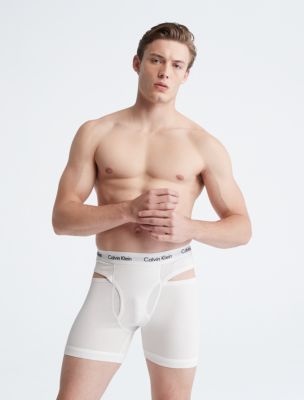 Men's Calvin Klein | All Cotton Boxer Brief 3-Pack | White
