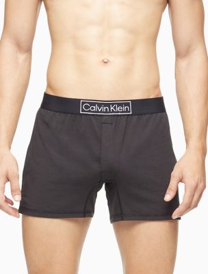 Calvin Klein Women's Reimagined Heritage Sleep Shorts, Black, X