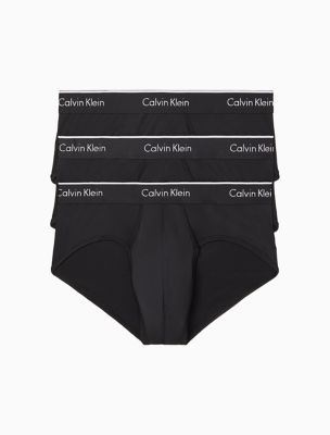 calvin klein men's underwear microfiber stretch 3 pack hip brief