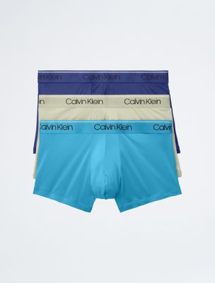 NEW Calvin Klein 4 Pack Microfiber Stretch Low Rise Trunk