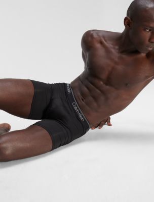 Calvin Klein Men's 3 Pack Cotton Stretch Boxer Briefs, Black, M at   Men's Clothing store