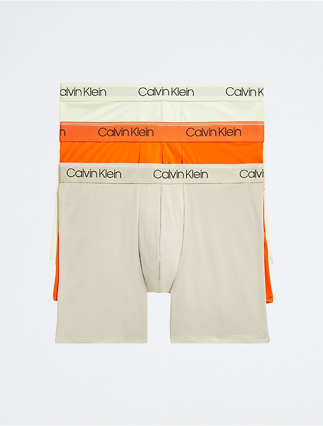 Calvin Klein - CK One - Slip brasiliana in cotone color pesca leopardato