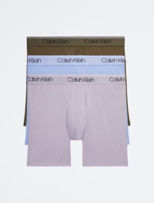 Micro Stretch 3-Pack Boxer Brief, Dark Olive/Dapple Grey/Bel Air Blue