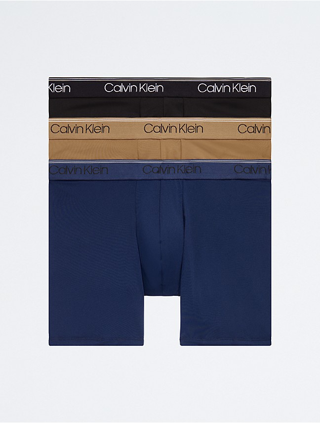 Calvin Klein Boxer Briefs Micro Mesh Size XL Blue 3-Pack NWT CK Underwear  In Box