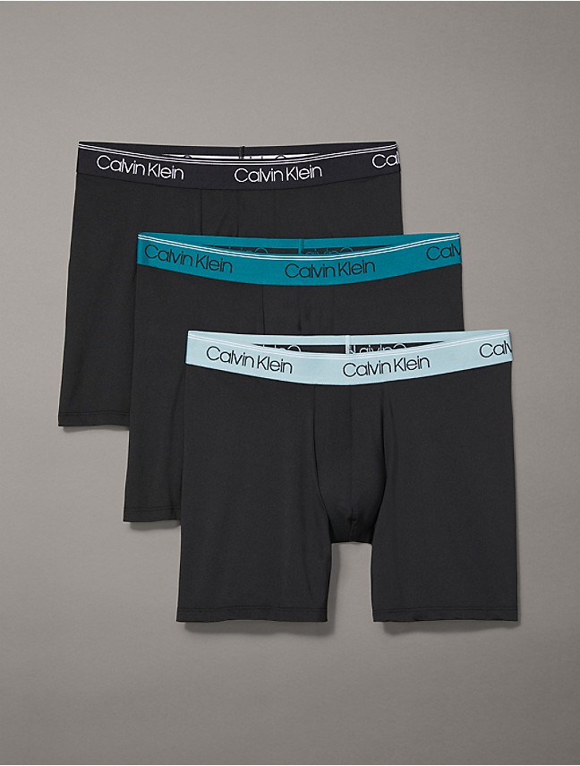 $37 Calvin Klein Underwear Men Black Nb1620 Microfiber Steel Boxer Brief  Size S