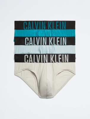 Intense Power Micro 3 Pack Hip Brief, Ocean Mist Grey/Tourmaline/Deep Lake